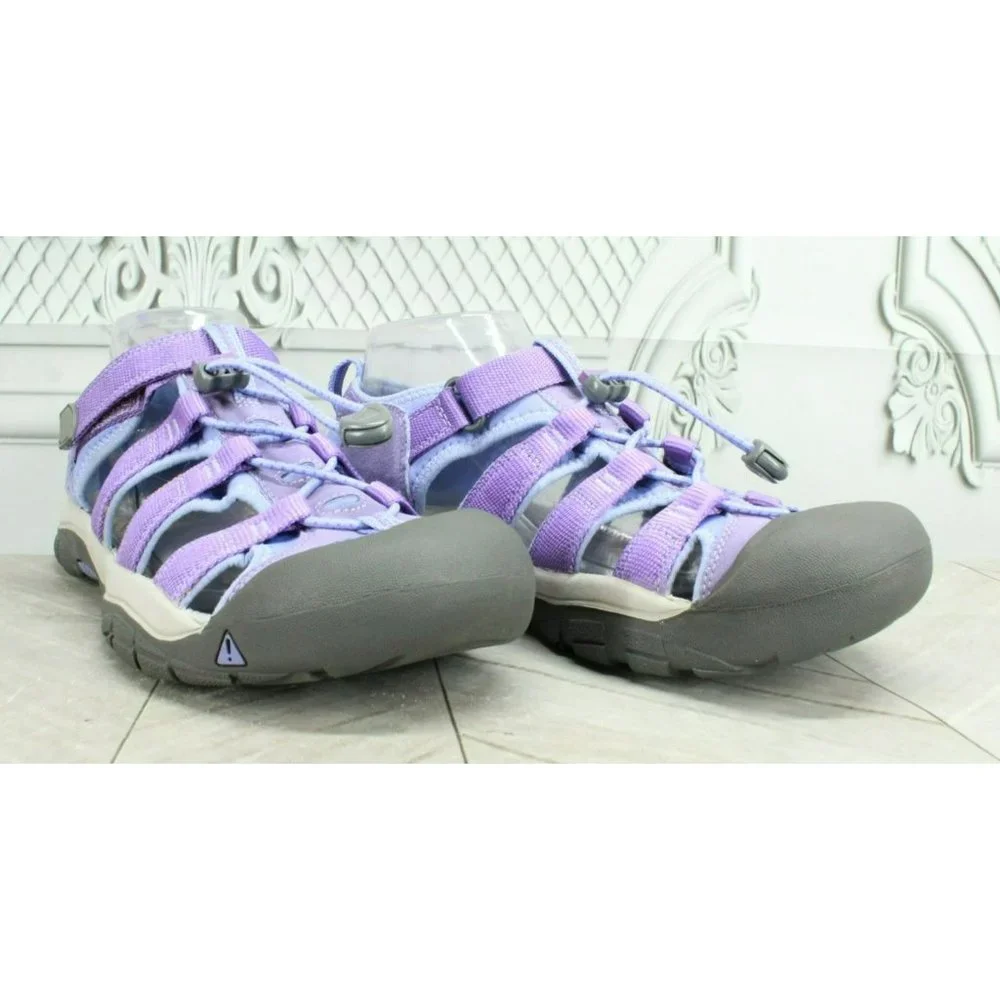 Keen Purple Nylon Closed Toe Bungee Cord Waterproof Outdoor Sandals Size 7 - Picture 3 of 9